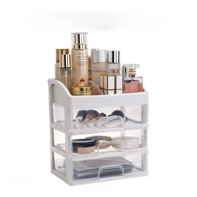 PLASTIZONE Multi-Layer Makeup Organizer Drawer Box – Cosmetic Storage for Women